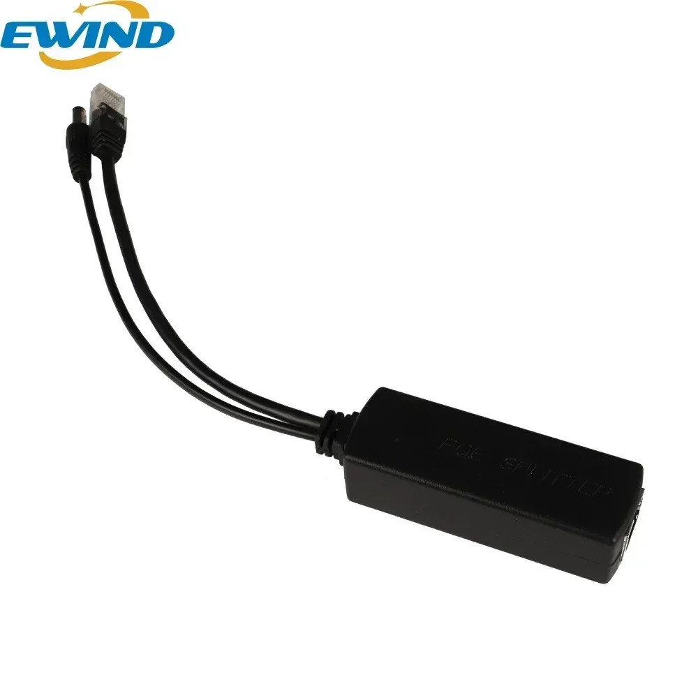 For CISCO,Huawei and cameras,10/100/1000Mbps Power over Ethernet EWIND Gigabit POE splitter,48V to 5V 12V micro USB/Type-C/DC