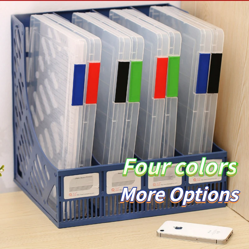 A4/A5 File Box for Stationery with Moisture-proof Transparent Sealing Design Document Organizer Office Accessories