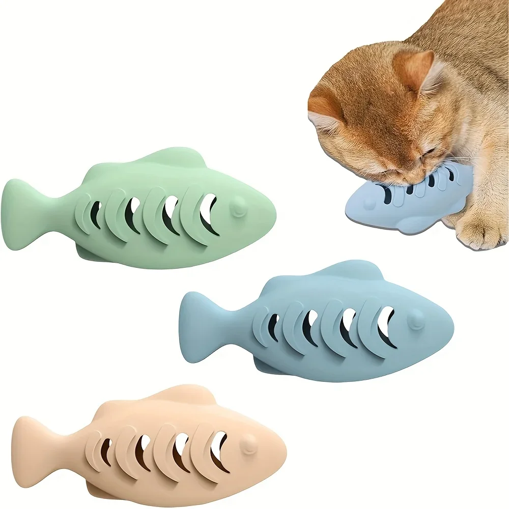 1 Stück Oktopus-förmiges Katzen-Kauspielzeug – interaktiver Leckerli-Puzzle-Futterspender und Zahnungsbeißring, selbstunterhaltendes Silikon-Haustierspielzeug