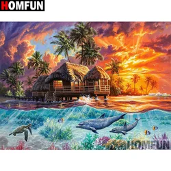 HOMFUN Diy 5d Diamond Painting 