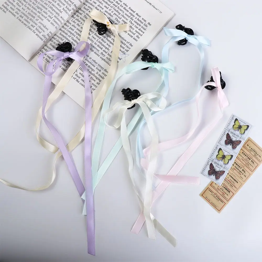 Shape Mini Grab Clip Bowknot y2k Braiding Hair Tool Girl Hair Clip Balletcore Bow Hairpin Small Hair Claw Korean Style Headwear