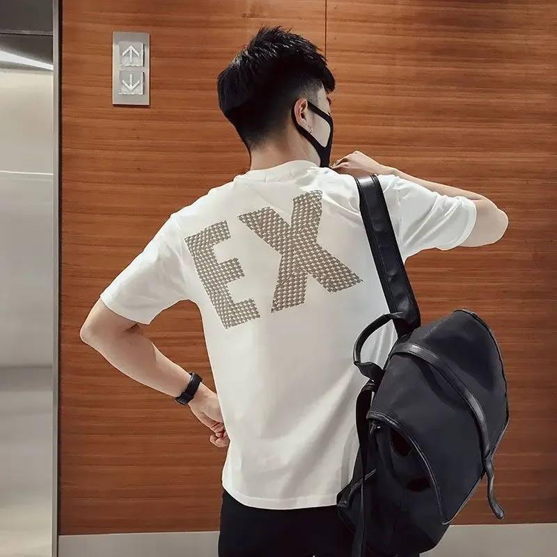 Одежда, крутая уличная одежда, модная мужская футболка, винтажные мужские футболки, оригинальный Топ с графическим принтом Xl, свободная гладкая футболка в стиле обычного Катана