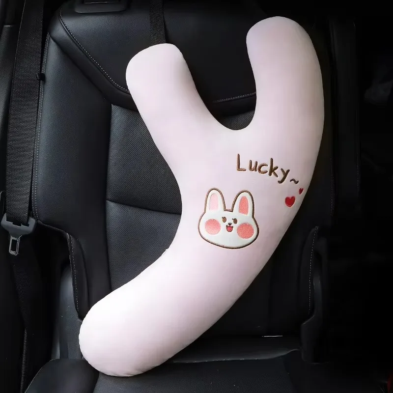 Long-distance Ride, Rear Car Sleeping Artifact, Children's Car Seat Belt, Neck Throw Pillow