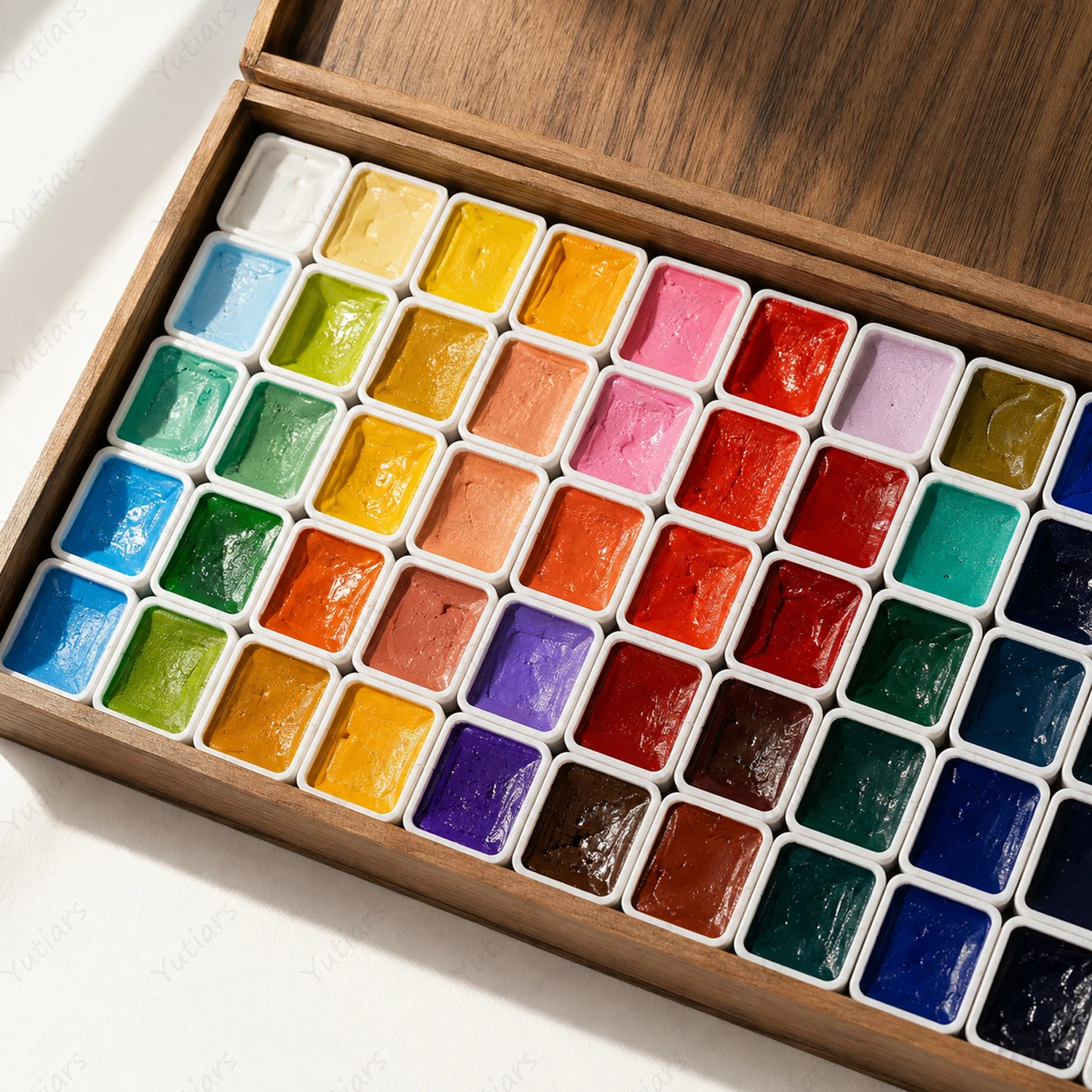 60 Color Watercolor Paint Pale - đánh giá và giá Watercolor Paint Set Solid Pigment
