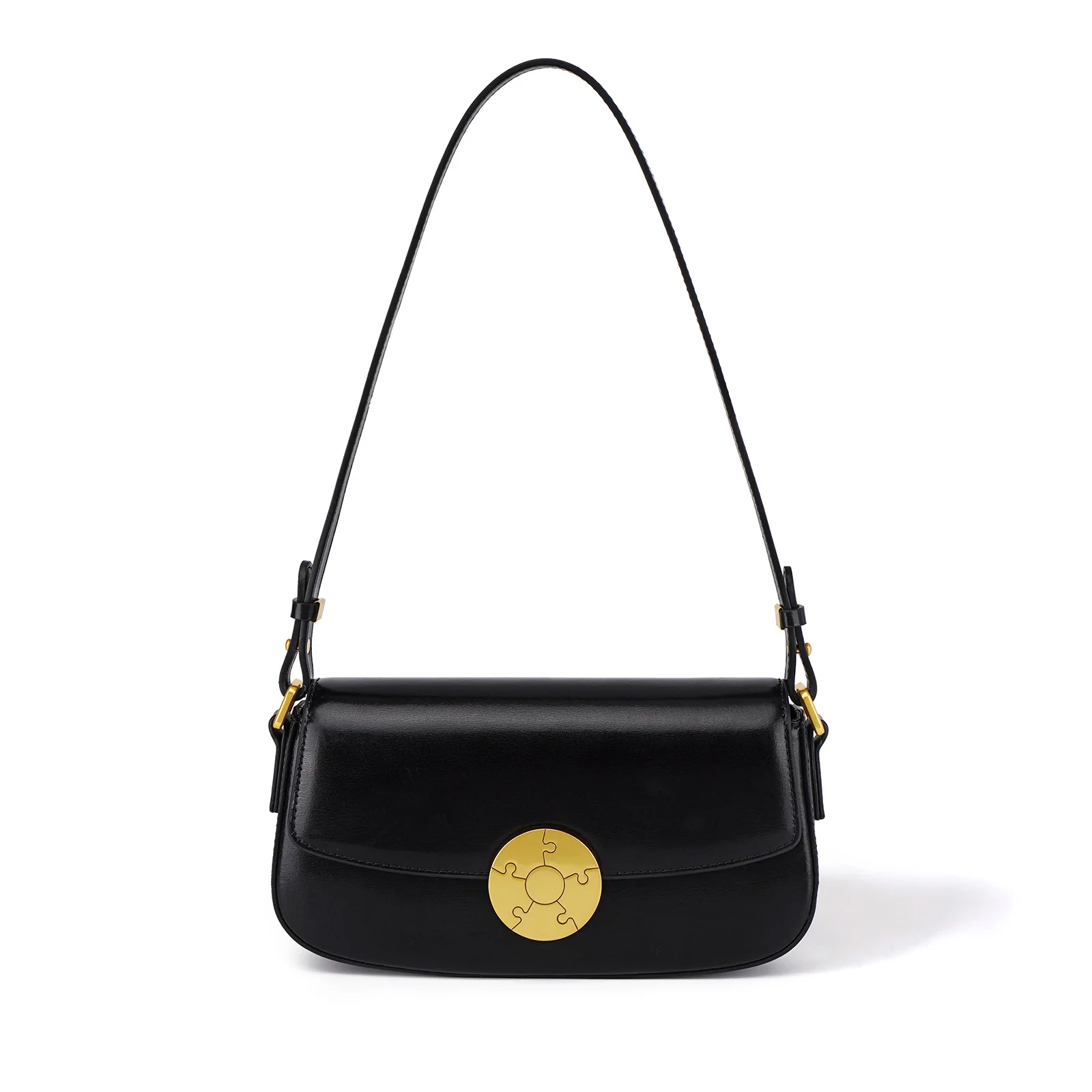 New 2023 Spring Style Red Leather Shoulder Bag with Magnetic Buckle Luxury Handbags for Women Daily Use and Casual Outings