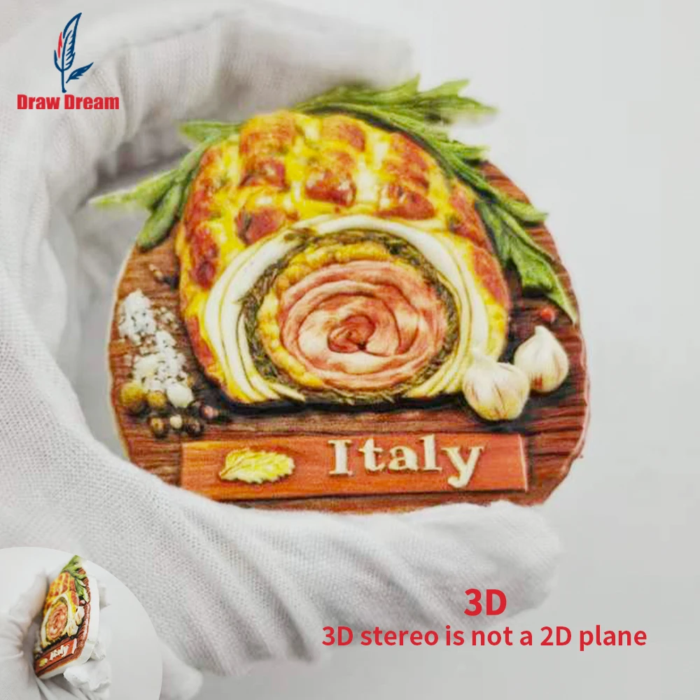 1 Stück Italienischer Kühlschrankmagnet, Weltreise-Souvenir-Sammlerstück, Geeignet für Heim- und Bürodekoration, Personalisierter Exklusiver Reise-Souvenir-Magnet, Heimdekoration, Küche, Zimmer, Büro,