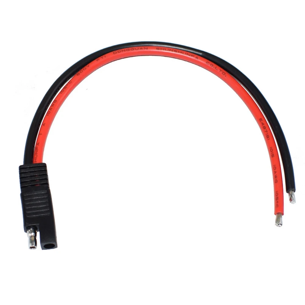 

30cm Solar Extension Cable 36V SAE Connectors for Car Motorcycle RV Marine Truck Powersports Durable Heavy Duty