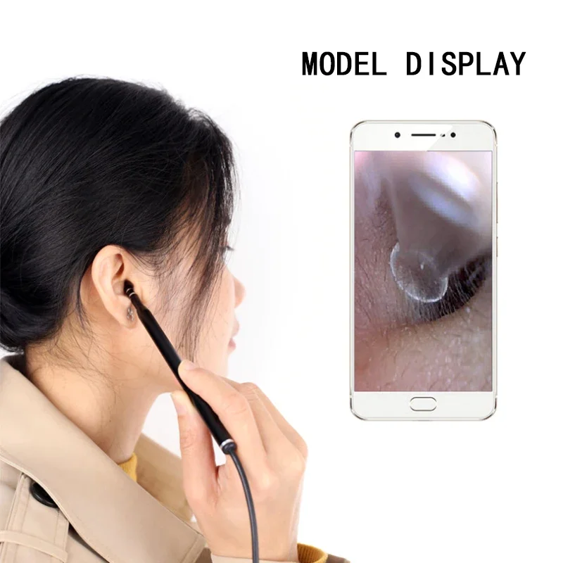 USB Digital otoscope tool 3 bit 1 professional endoscopic  for examining high definition visual images otoscope