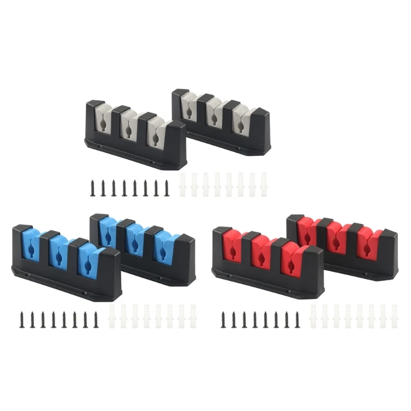 

3-Rod Fishing Rod Holder Wall-mounted Horizontal Rod Stand Fishing Accessories