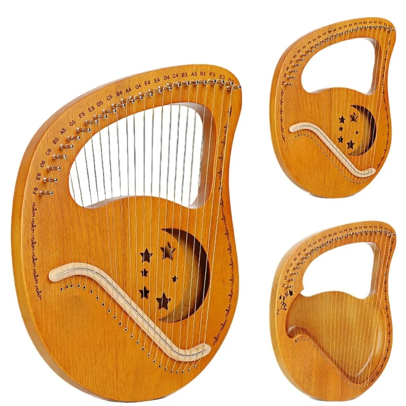 لير القيثارة 16 19 24 سلسلة المحمولة ليرة القيثارات المهنية اللعب الخشب القيثارة الصينية الكبار الأطفال الآلات الوترية الصغيرة