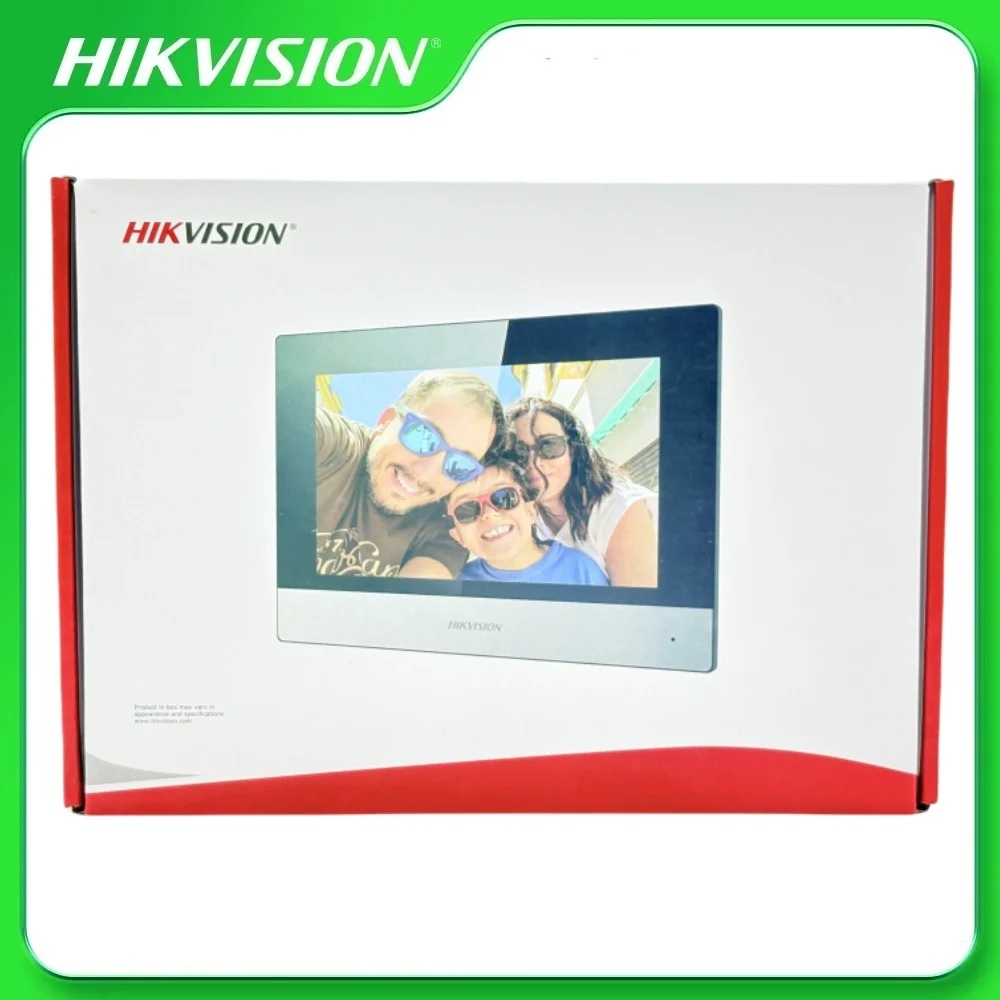 Hikvision DS-KH6320-WTE1 Estación interior basada en IP serie KH6 Pantalla táctil TFT de 1024 × 600 de 7 pulgadas Aplicación Hik-Connect Control móvil