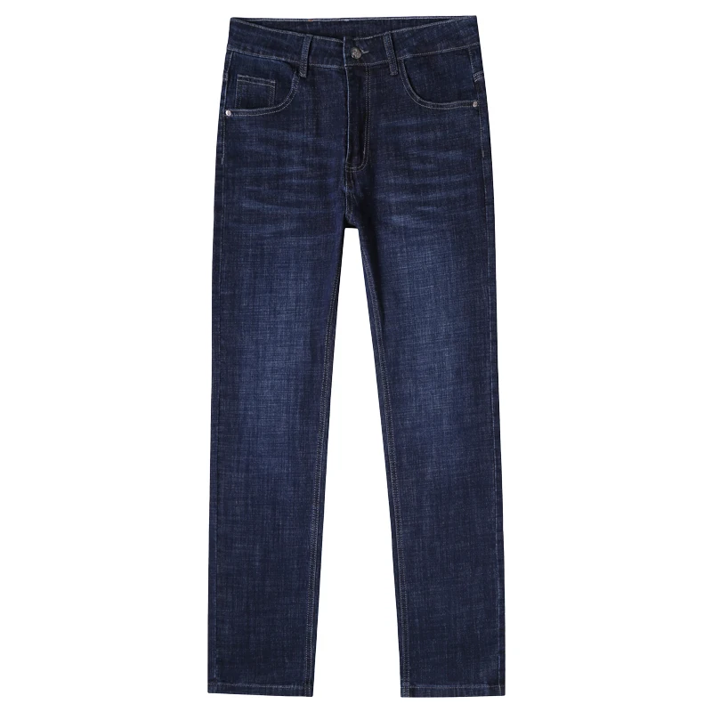 Spring Autumn 2025 Men Stretch Jeans Classic business Straight Slim Straight Trouser Male Brand Clothing Denim Pants Size 28-40