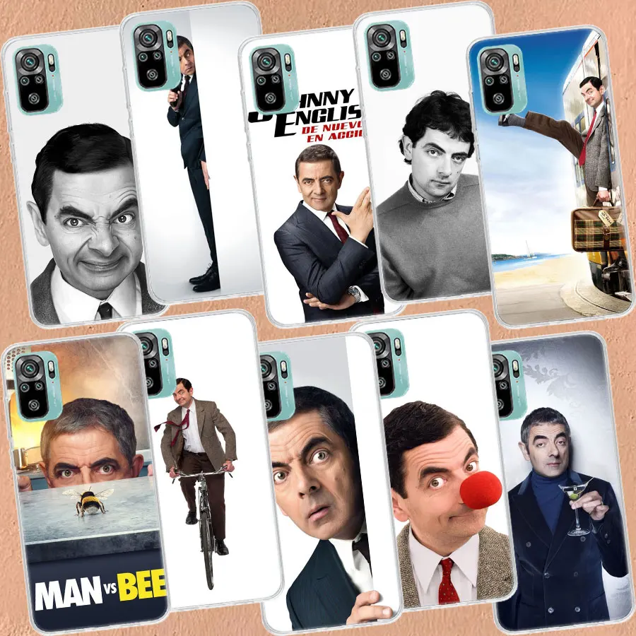 Funny Mr B-BeanS Phone Case For Xiaomi Poco X3 NFC X4 F4 GT M3 M4 M5 M5S X7 X5 X6 Pro 5G Mi F6 F5 F3 F2 F1 Silicon Cover TPU Cap