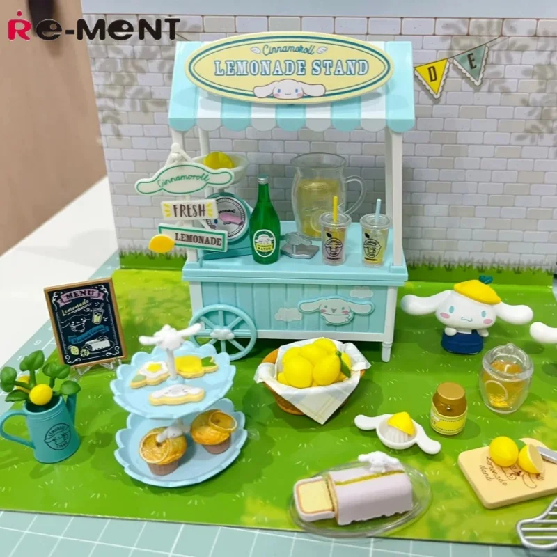 

Re-Ment Sanrio Cinnamoroll Dog Afternoon Tea Outdoor Coffee Shop Boxed Eggs Anime Collection Actie Figure Toy Birthday Gift