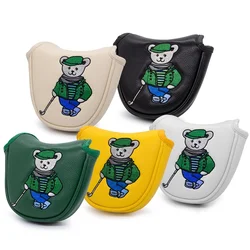 ​Mr. Bear Covers Golf mallet putter headcover golf Club Head accessories cover bear for Taylormade Odyssey Scotty Cameron Ping