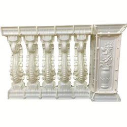 European villa balcony railing fence mold Roman column flower board guardrail cement model cast-in-place template