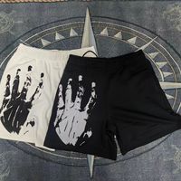 REVENGE X KILL EMBROIDERED Luxury Palm Shorts 2025 Summer Trend Men And Women Trendy Casual High Waist Shorts