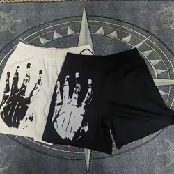 REVENGE X KILL EMBROIDERED Luxury Palm Shorts 2025 Summer Trend Men And Women Trendy Casual High Waist Shorts