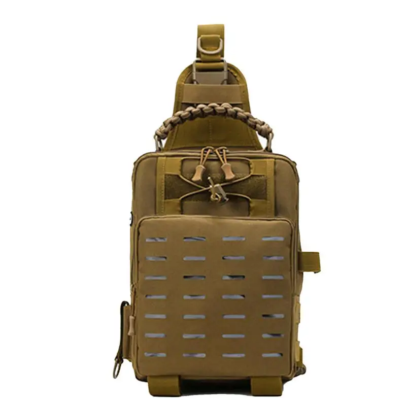 

Fishing Backpack Tackle Bag Lightweight Sling Waterproof Tackle Bag Storage Outdoor Shoulder Pack Portable Tackle Box For