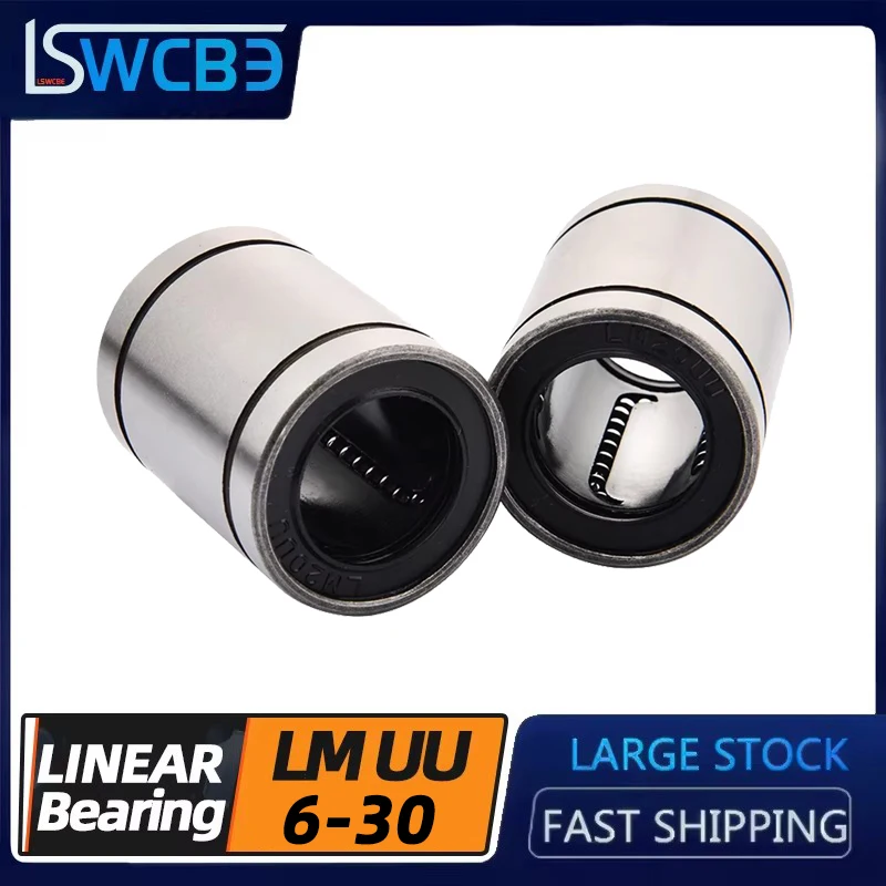 

Линейные подшипники прямоходного типа LM6UU, LM8UU, LM10UU, LM12UU, LM13UU, LM16UU, LM20UU, LM25UU, LM30UU для станков с ЧПУ