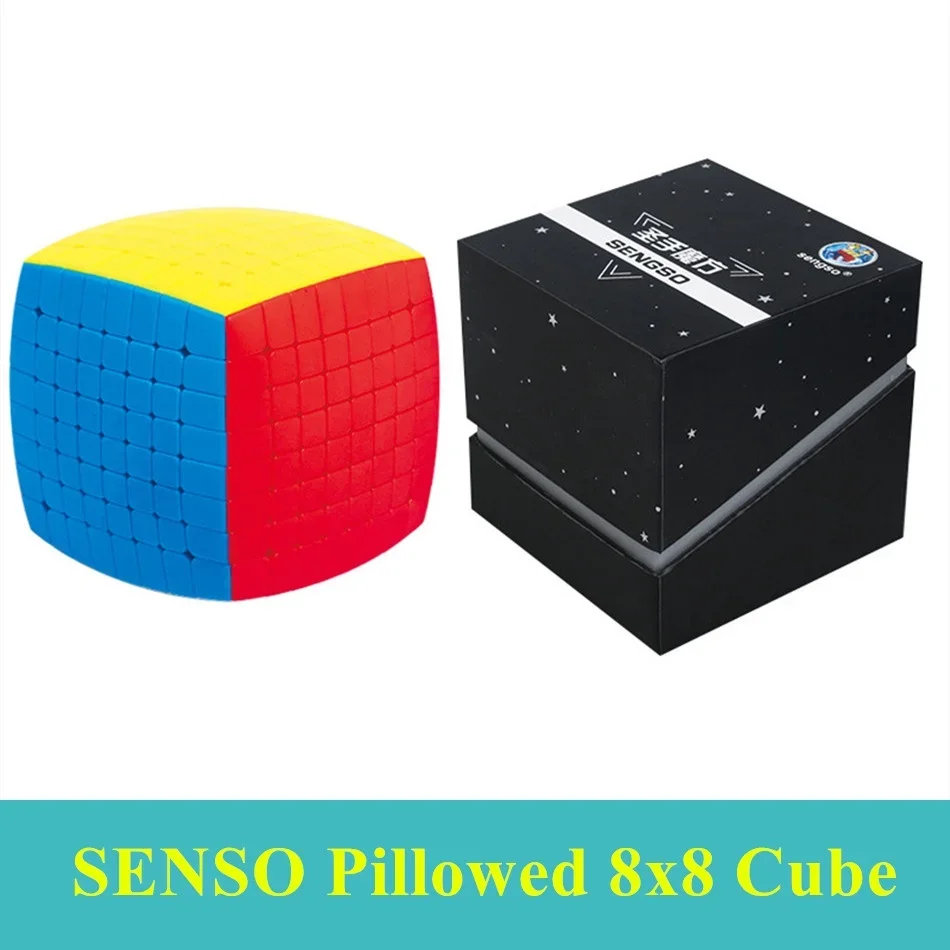 [Socube] Sengso 8x8 Magic Puzzle Cube Professional Pillowed Bread Speed Cubo Magico Speed Cube Educational Toys ShengShou 8x8