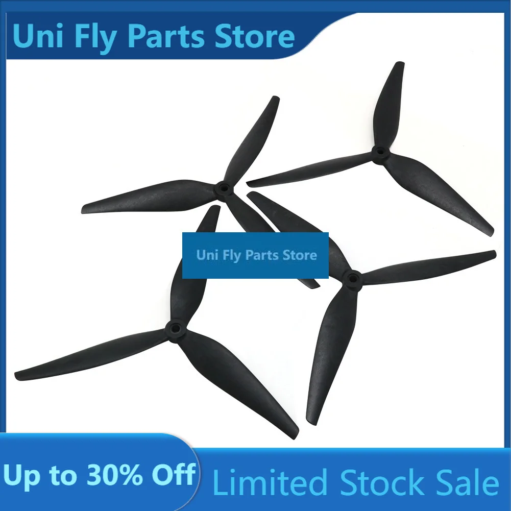 10Pair HQProp Prop 10X5X3 10X5.5X3 9X5X3 1050 1055 9050 10inch 3 Blades Black Carbon Reinforced Nylon Propeller For RC FPVUniFly