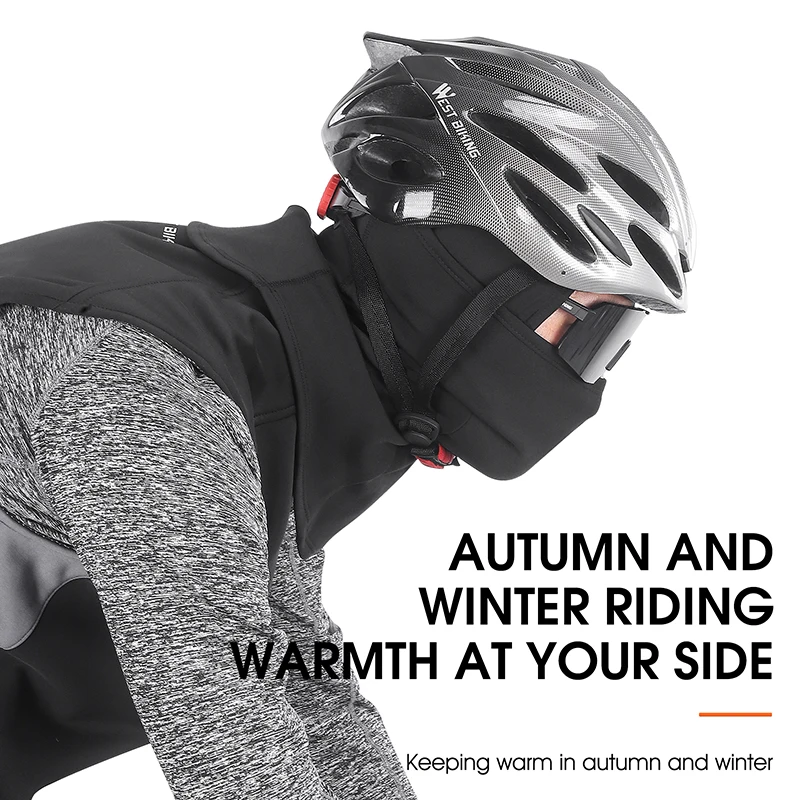 WEST BIKING Summer Cool Balaclava Hat Breathable Cycling Cap Outdoor Sport Full Face Cover Scarf Winter Motorcycle Helmet Liner