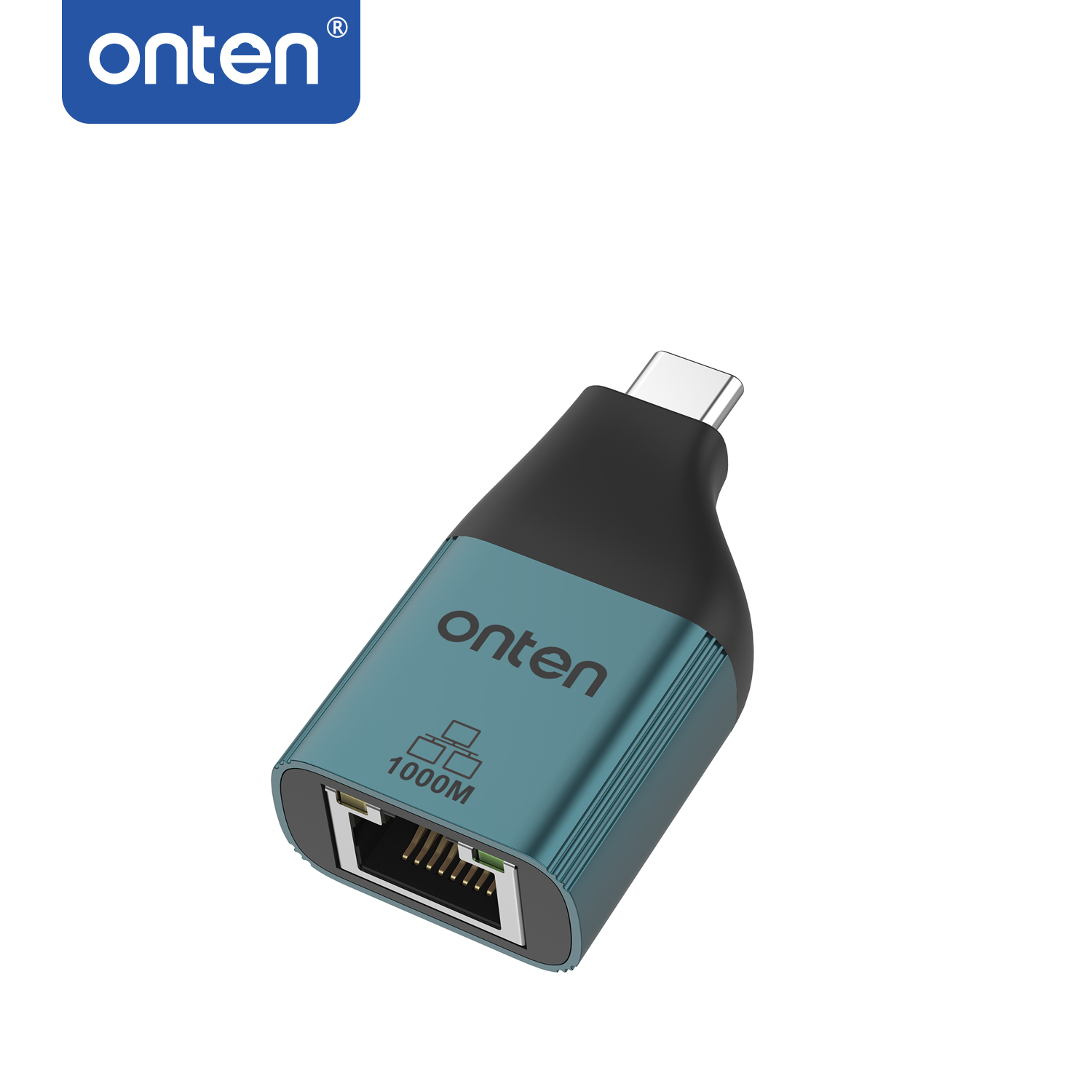  ONTEN OTN-UC101 Type c to RJ45 Ethernet Adapter 1000M 100M 
