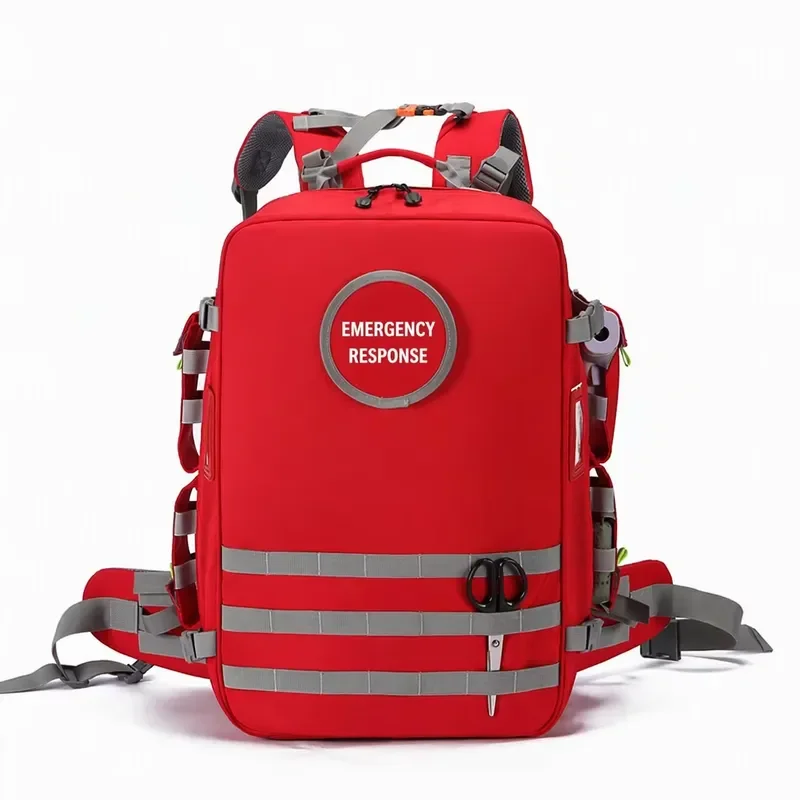 Waterproof Large Capacity Multi-functional Emergency Rescue Backpack for Outdoor First Aid Survival Hiking Camping Gear