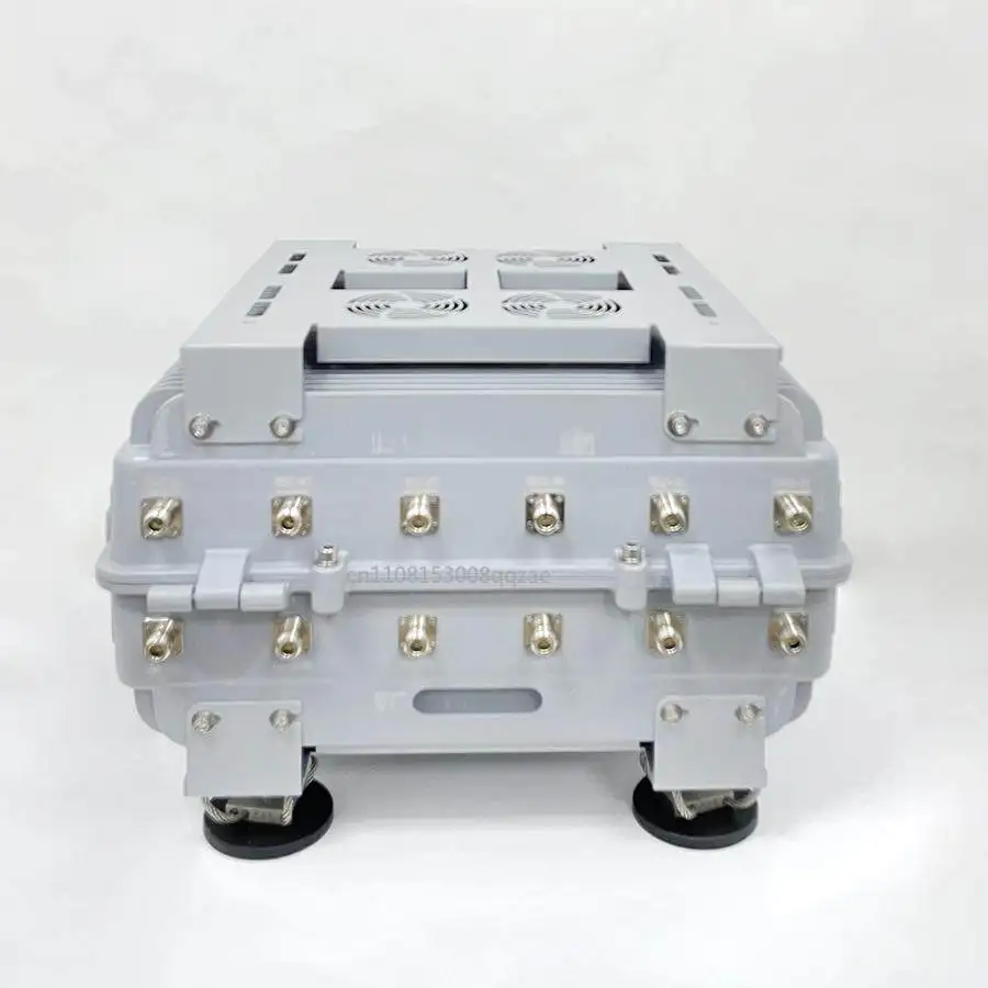 Power Amplifier Chassis High Power 600W Waterproof Die-casting Aluminum Chassis 12-way Waterproof 8 Fans