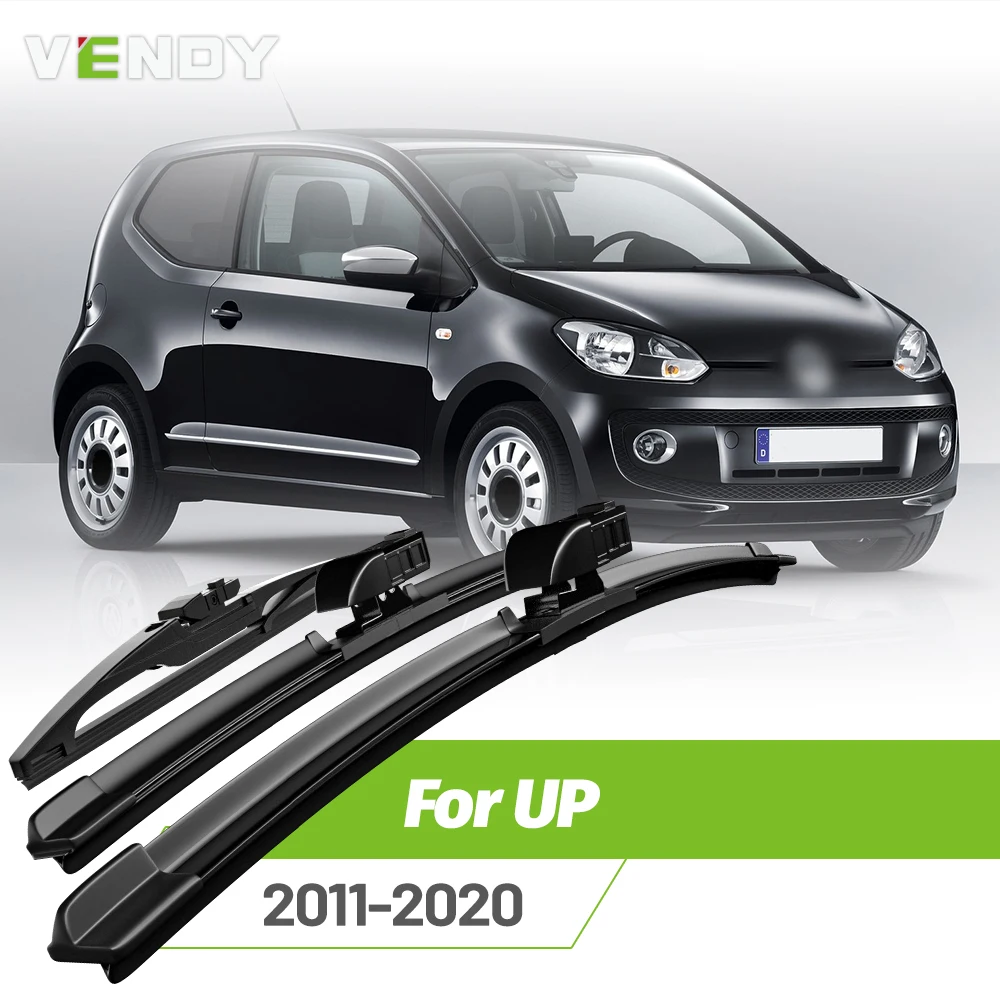 Front & Rear Wiper Blades Set For VW UP 2011-2020 Windshield Windscreen Window Rain Brushes 24