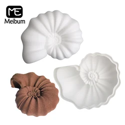 Meibum Sea Snail Design Silicone Cake Mold Ocean Themed Pastry Baking Tool Conch Mousse Mould Resin Crafts Mold Dessert Bakeware