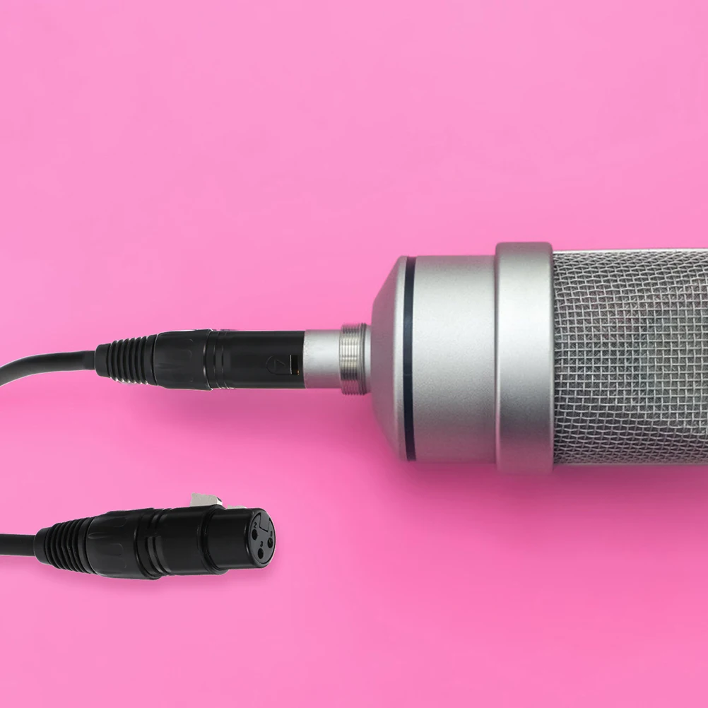 Cable de micrófono Xlr de 3 pines, Cable macho a hembra, sistema de sonido, Cable de micrófono de baja distorsión, Cable Xlr de voz clara, 2 uds.