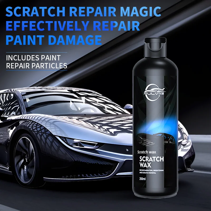 Pulv A ferramenta de reparo de arranhões profundos para a pintura dos arranhões do carro de viagem é uma cera especial para polimento de carros brancos