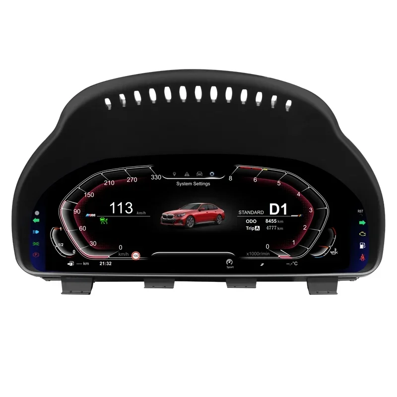 Car Digital Instrument Cluster Dash Speed Meter Gauge Display Water Temp Oil Pressure For BMW 5 Series F10/F11/F18 2010-2017