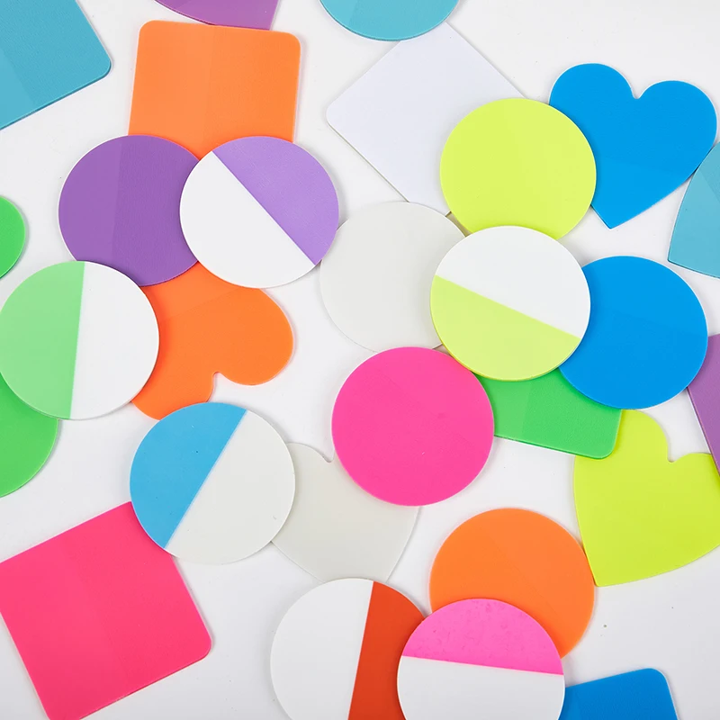 160Sheets Morandi Color Mini Stickers Colored Sticker Round Self-adhesive Label Transparent Index Stickers Office Supplies