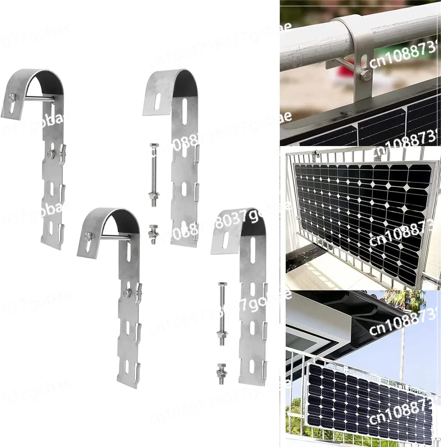 

Крепление для фотоэлектрических панелей на балкон, крюк из нержавеющей стали 304