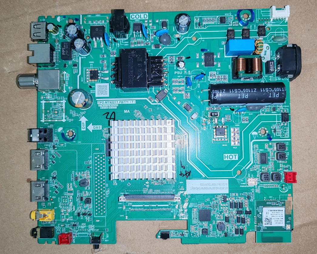 

TPD.MT9221T.PB771(T) 40-MT21TB-MPB2HG MT21TB MT9221 Three in one intelligent network WiFi TV motherboard