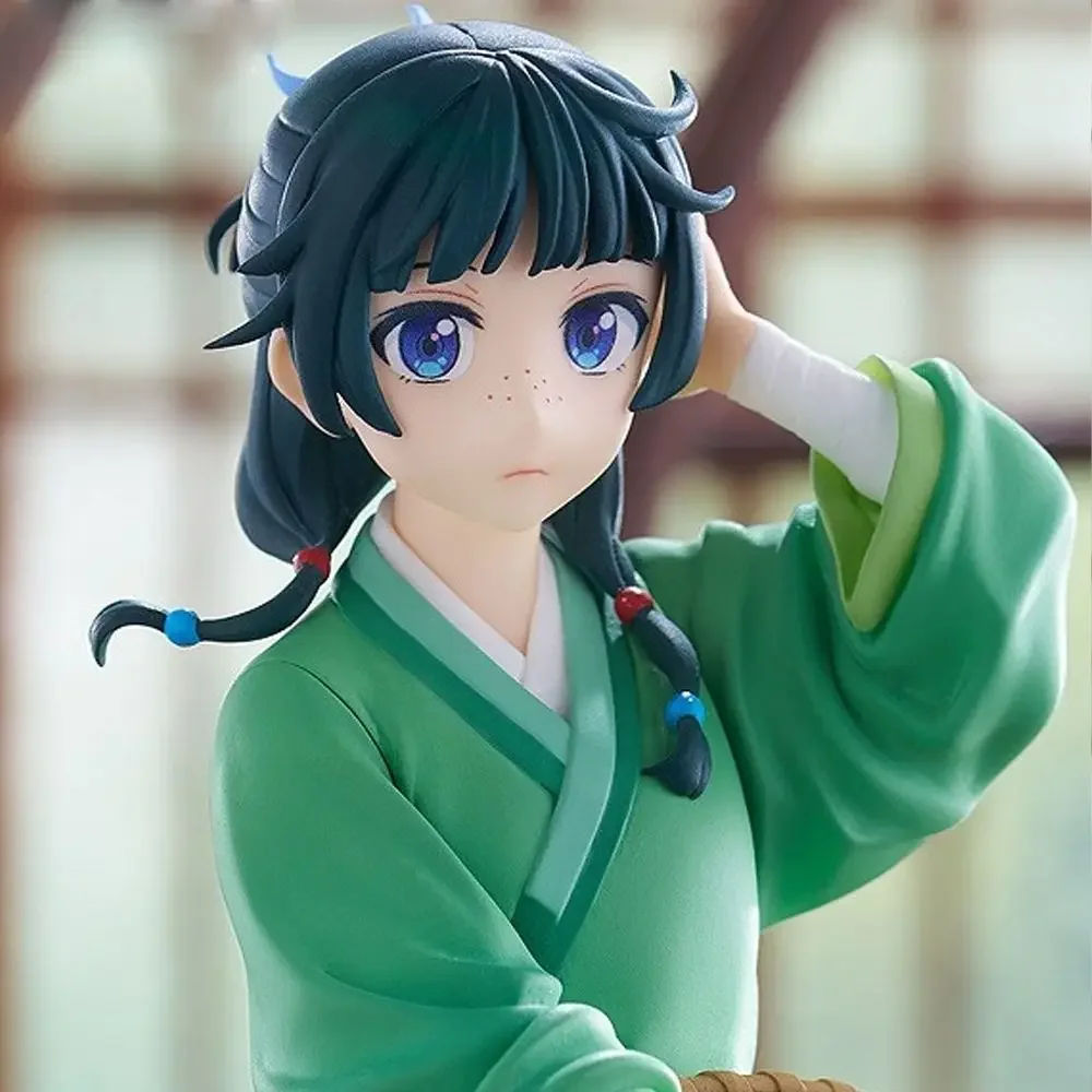 The Apothecary Diaries Maomao Figure - Dual Pose Anime Statue, Collectible Desktop Display Model with Base, Official Gift