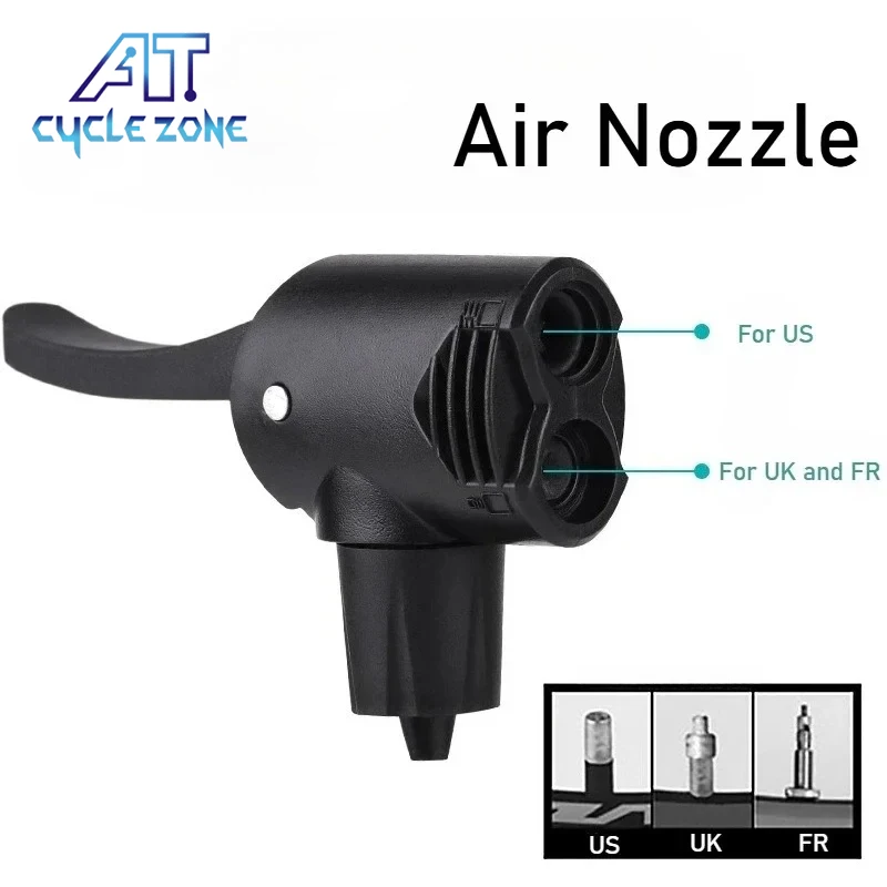

Bike Air Pump Conversion Clip MTB Road Bike Tire Valve Pump Nozzle Thread Air Nozzle Adapter Conversion Head Clip Type Nozzle