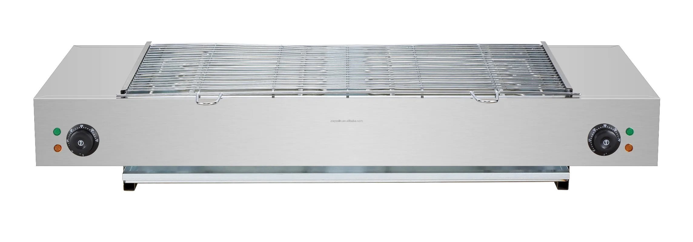 Commercial Electric Kebab Grill Stainless Steel Desktop Design