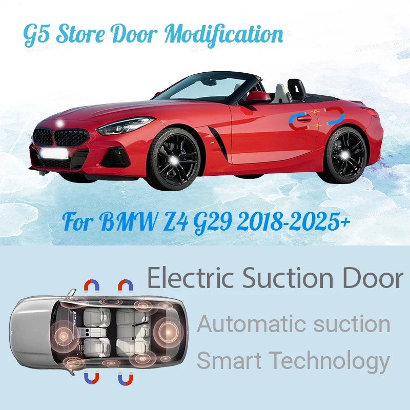 

For BMW Z4 G29 2018-2025+ Car Electric Suction Door Power-assisted Closing Door Soft-close Function