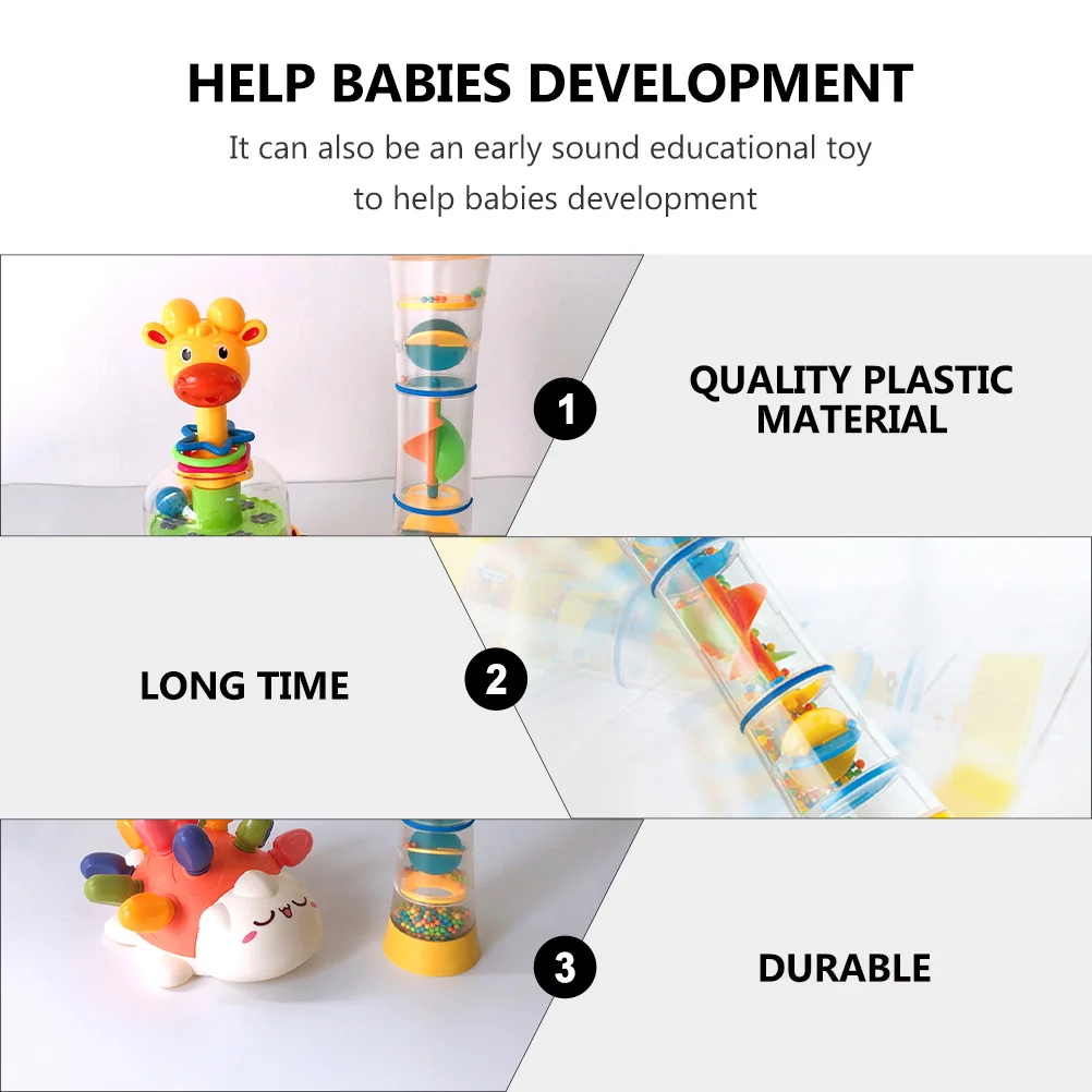 1 個の万華鏡回転玩具創造的な教育用ハンドベル幼児の認知発達感覚把握運動用