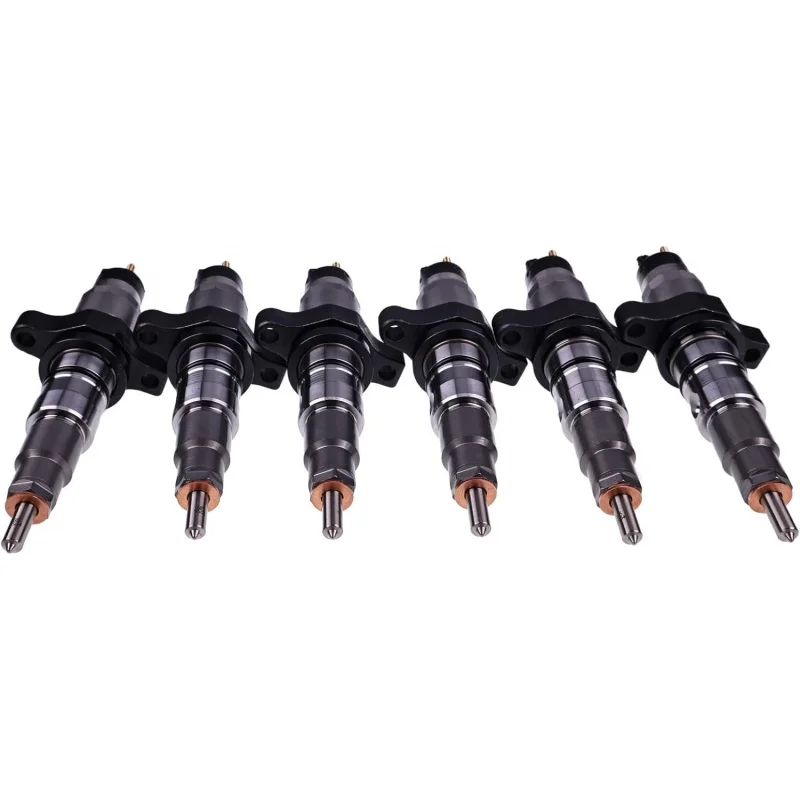 6PCS Fuel Injector 0445120273 0 445 120 273 compatible with Cummins Engine ISBE3.9 ISBE4 ISB3.9 QSB3.9