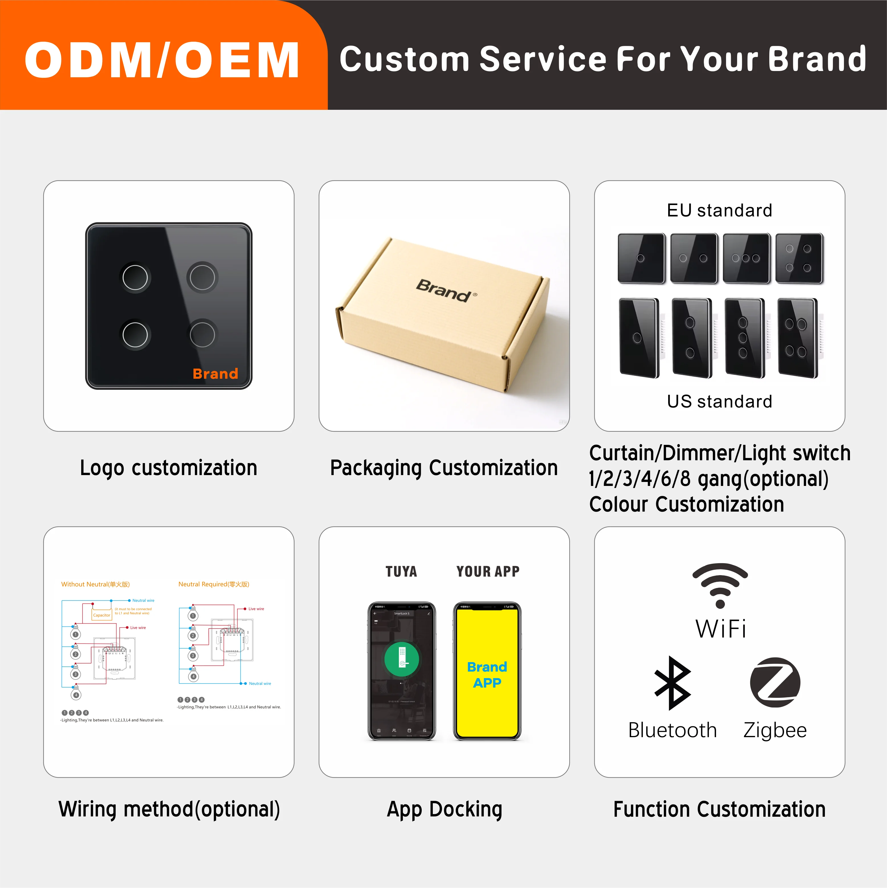 STLF Zigbee Tempered Glass Smart Home Touch Light Switch 1/2/3/4 Gang Tuya App Remote Control Wall Switch Work With Google Alexa