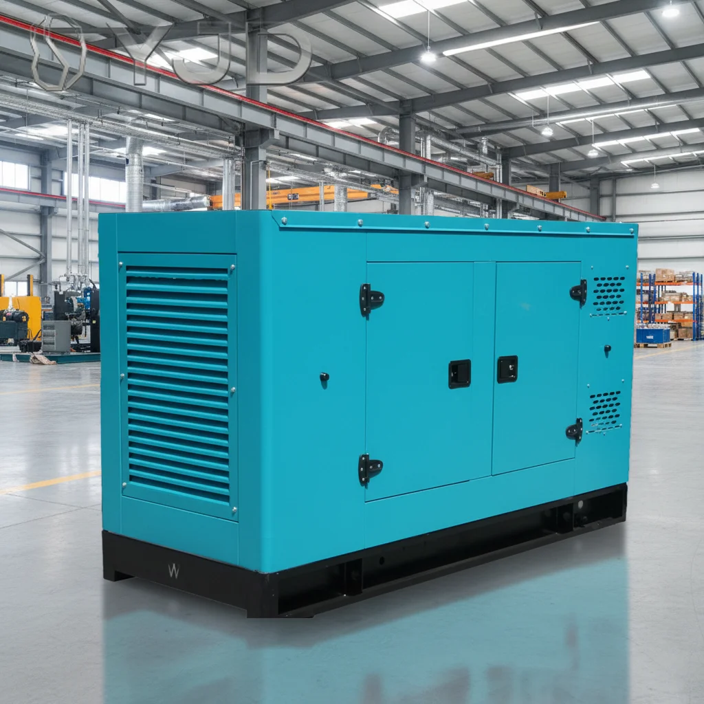 CE Certified 100kW Water-Cooled Silent Diesel Generator Set Remote Control 50/60Hz Frequency AC Single Phase Output Auto Start