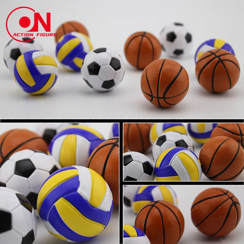 1/6 Scale Basketball Football Volleyball Mini Doll Miniature Furniture Decoration Scene Accessory For 12 Inch Action Figure Body