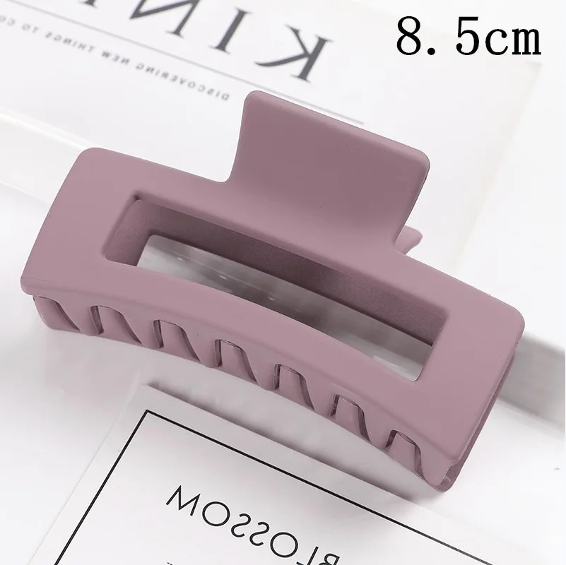 200Pcs 8.5cm Big Hair Claw Clips  Non-slip Big Square Matte for Women Girls, Strong Hold Banana Clips for Thick Thin Hair