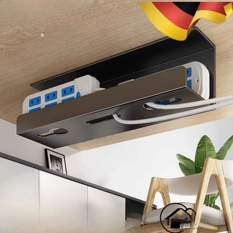 Organizador de Cables para Escritorio de Oficina, Sin Perforaciones, Herramienta para Clasificar Cables, Caja de Almacenamiento para Gestión de Cables, Soporte para Cables