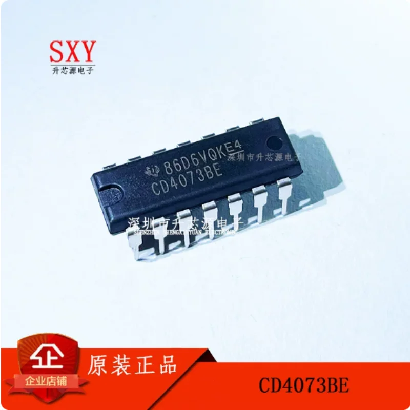 Original CD4073BE CD4073BM CD4073BPWR/NSR DIP/SOP-14 input AND gate chip